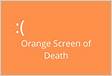Corrigir tela laranja da morte no Windows 10